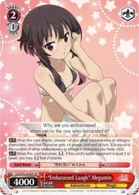 "Embarassed Laugh" Megumin (SR) - KonoSuba The Movie: Legend of Crimson - Weiss Schwarz card