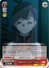 "Supportive Cover" Yuiyui - KonoSuba The Movie: Legend of Crimson - Weiss Schwarz card