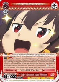 "Today's Explosion Magic" Megumin - KonoSuba The Movie: Legend of Crimson - Weiss Schwarz card