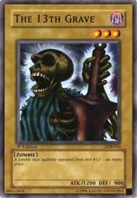 The 13th Grave - The Legend of Blue Eyes White Dragon - YuGiOh card