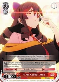 "I Am Called" Arue - KonoSuba The Movie: Legend of Crimson - Weiss Schwarz card