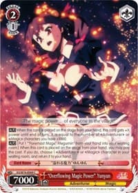 "Overflowing Magic Power" Yunyun - KonoSuba The Movie: Legend of Crimson - Weiss Schwarz card