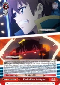 Forbidden Weapon - KonoSuba The Movie: Legend of Crimson - Weiss Schwarz card