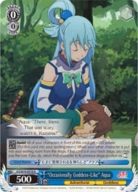 "Occasionally Goddess-Like" Aqua - KonoSuba The Movie: Legend of Crimson - Weiss Schwarz card