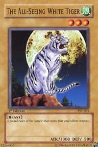The All-Seeing White Tiger - Pharaoh's Servant - YuGiOh card
