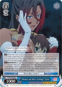 "Women and Men's Feelings" Sylvia - KonoSuba The Movie: Legend of Crimson - Weiss Schwarz card
