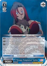 "Droopy Temptation" Sylvia - KonoSuba The Movie: Legend of Crimson - Weiss Schwarz card