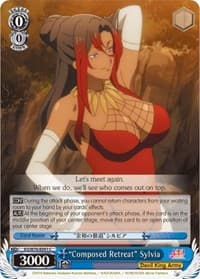 "Composed Retreat" Sylvia - KonoSuba The Movie: Legend of Crimson - Weiss Schwarz card