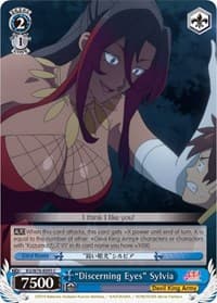 "Discerning Eyes" Sylvia - KonoSuba The Movie: Legend of Crimson - Weiss Schwarz card