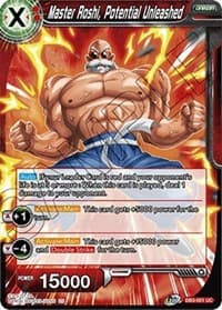 Master Roshi, Potential Unleashed - Draft Box 06 - Giant Force - Dragon Ball Super: Masters card