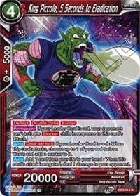 King Piccolo, 5 Seconds to Eradication - Draft Box 06 - Giant Force - Dragon Ball Super: Masters card