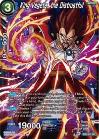 King Vegeta, the Distrustful - Draft Box 06 - Giant Force - Dragon Ball Super: Masters card