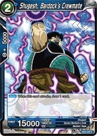 Shugesh, Bardock's Crewmate - Draft Box 06 - Giant Force - Dragon Ball Super: Masters card
