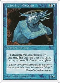 Labyrinth Minotaur - Fifth Edition - Magic: The Gathering card