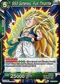 SS3 Gotenks, Full Throttle - Draft Box 06 - Giant Force - Dragon Ball Super: Masters card