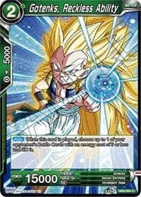 Gotenks, Reckless Ability - Draft Box 06 - Giant Force - Dragon Ball Super: Masters card