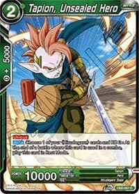 Tapion, Unsealed Hero - Draft Box 06 - Giant Force - Dragon Ball Super: Masters card