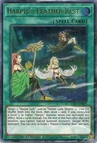 Harpie's Feather Rest - The Lost Art Promotion - YuGiOh card