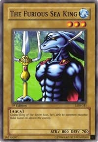 The Furious Sea King - The Legend of Blue Eyes White Dragon - YuGiOh card
