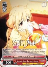 Sunset Glow Present, Anzu - The iDOLM@STER Cinderella Girls - Weiss Schwarz card