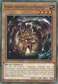 Nefarious Archfiend Eater of Nefariousness - Structure Deck: Spirit Charmers - YuGiOh card