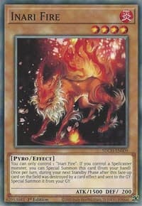 Inari Fire - Structure Deck: Spirit Charmers - YuGiOh card