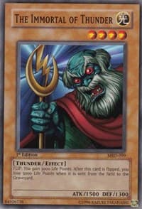 The Immortal of Thunder - Metal Raiders - YuGiOh card