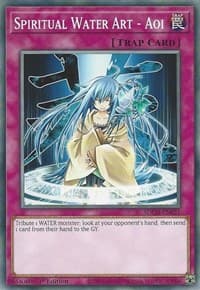 Spiritual Water Art - Aoi - Structure Deck: Spirit Charmers - YuGiOh card