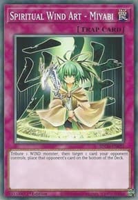 Spiritual Wind Art - Miyabi - Structure Deck: Spirit Charmers - YuGiOh card