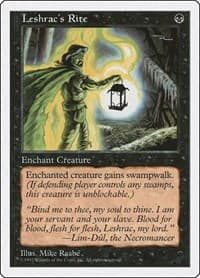 Leshrac's Rite - Fifth Edition - Magic: The Gathering card