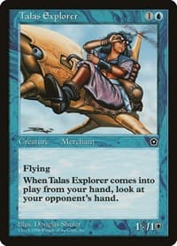 Talas Explorer - Portal Second Age - Magic: The Gathering card