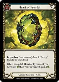 Heart of Fyendal - Welcome to Rathe - Flesh and Blood TCG card