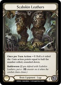 Scabskin Leathers - Welcome to Rathe - Flesh and Blood TCG card