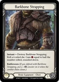Barkbone Strapping - Welcome to Rathe - Flesh and Blood TCG card