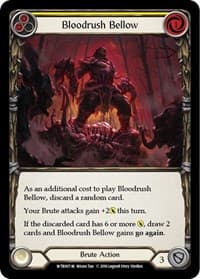 Bloodrush Bellow - Welcome to Rathe - Flesh and Blood TCG card