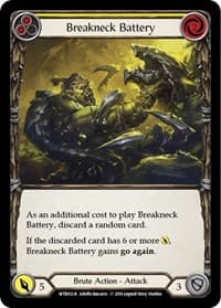 Breakneck Battery (Yellow) - Welcome to Rathe - Flesh and Blood TCG card