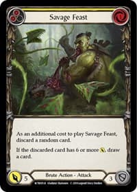 Savage Feast (Yellow) - Welcome to Rathe - Flesh and Blood TCG card