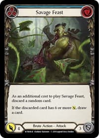 Savage Feast (Blue) - Welcome to Rathe - Flesh and Blood TCG card