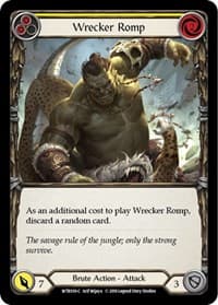 Wrecker Romp (Yellow) - Welcome to Rathe - Flesh and Blood TCG card