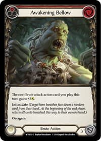 Awakening Bellow (Red) - Welcome to Rathe - Flesh and Blood TCG card