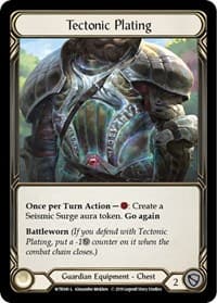 Tectonic Plating - Welcome to Rathe - Flesh and Blood TCG card
