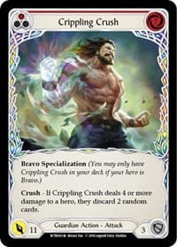 Crippling Crush - Welcome to Rathe - Flesh and Blood TCG card