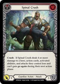 Spinal Crush - Welcome to Rathe - Flesh and Blood TCG card