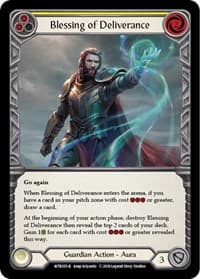 Blessing of Deliverance (Yellow) - Welcome to Rathe - Flesh and Blood TCG card