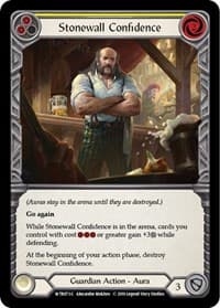 Stonewall Confidence (Yellow) - Welcome to Rathe - Flesh and Blood TCG card
