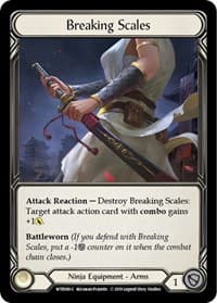 Breaking Scales - Welcome to Rathe - Flesh and Blood TCG card
