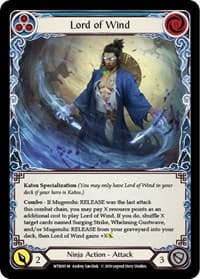 Lord of Wind - Welcome to Rathe - Flesh and Blood TCG card