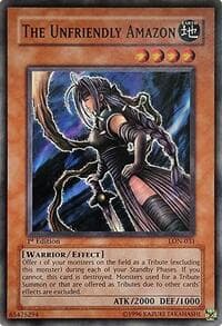 The Unfriendly Amazon - Labyrinth of Nightmare - YuGiOh card