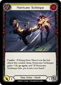 Hurricane Technique - Welcome to Rathe - Flesh and Blood TCG card