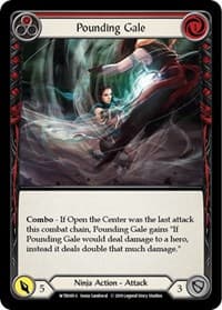 Pounding Gale - Welcome to Rathe - Flesh and Blood TCG card